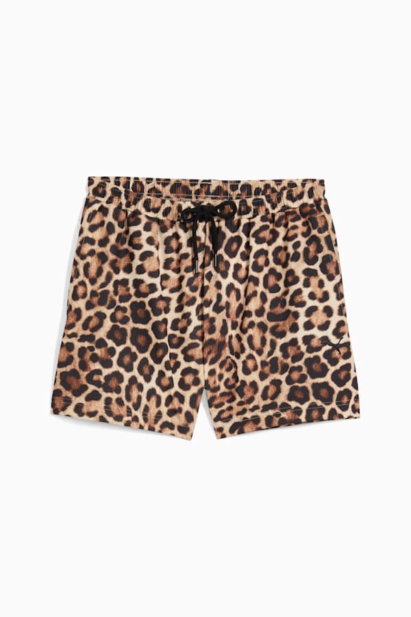 LEO LUXE A-Line All-Over Print 3" Woven Shorts Women, Alpine Snow, extralarge